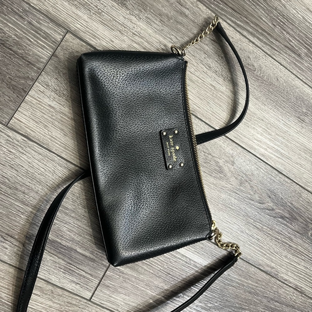 Kate Spade Black Leather Crossbody Bag
